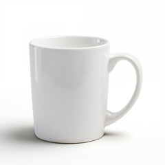 White coffee cup mock up
