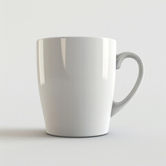 Cup mockup on white background