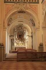 Fototapeta na wymiar Blick in die Klosterkirche von Kloster Schöntal in Baden-Württemberg