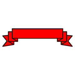 red ribbon banner