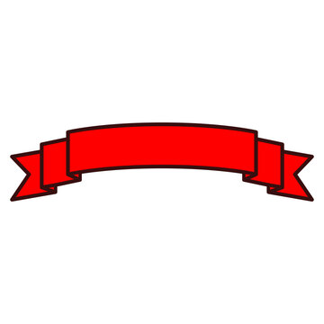 red ribbon banner