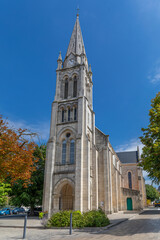 Fototapeta na wymiar Église Saint-Gaudens, à Fouras-les-Bains, Charente-Maritime
