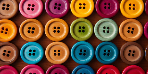 Sewing buttons background. colorful sewing buttons texture, Sewing Buttons Extravaganza: A Colorful Background of Textured Delight