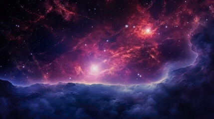 Fototapeta premium Stellar Tapestry: Exquisite Detailing of the Celestial Galaxy