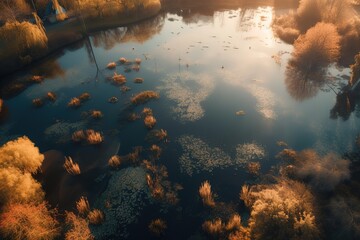 reflection in the water