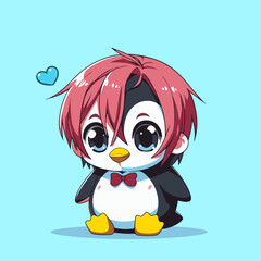 cute Penguin illustration design