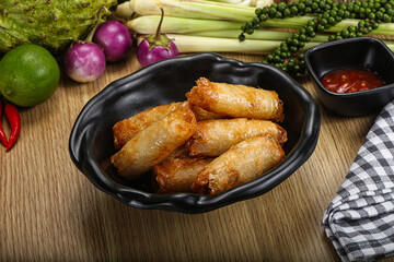 Vietnamese cuisine fried spring roll