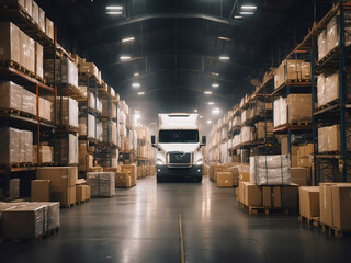 the interconnected flow of goods through advanced warehousing and shipping processes