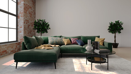 3d, architecture, background, bright, chair, clean, comfortable, construction, contemporary, dining room, cushion, decoration, design, digitally generated image, empty, floor, furniture, home, house, 