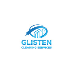 an elegant and modern minimalist cleaning service logo suitable for various company needs