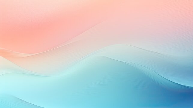 Sky blue azure teal pink coral peach beige white abstract background