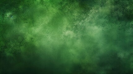Green abstract grunge texture panoramic background