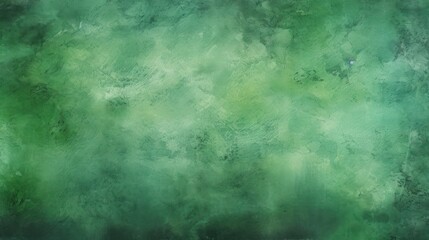 Fototapeta premium Green abstract grunge texture panoramic background