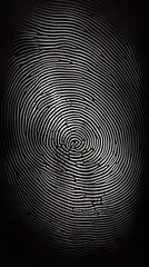 Abstract background with fingerprint pattern