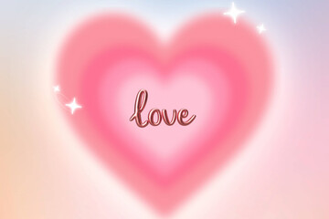 Saint Valentine's Day wishes, colorful graphics, background, Val