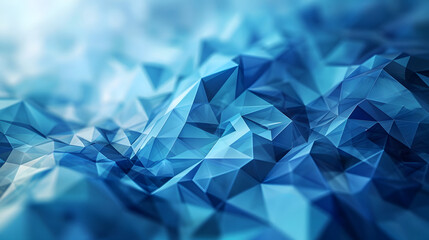 Abstract of Blue crystals shade.