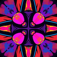 mandala, seamless, design, digital, illustration, decoration, ornament, ornamental, art, symmetrical, symbol, wallpaper, background, element, decor, texture, style, ornate, beautiful, beauty, harmony