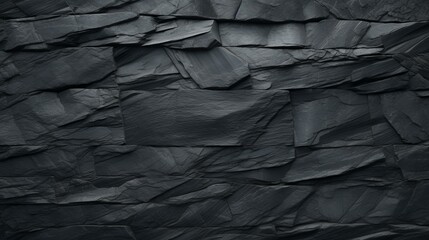 Dark Grey Black Slate Background - AI Generated

 - obrazy, fototapety, plakaty