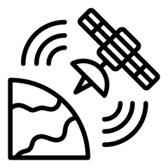 Remote Sensing Icon