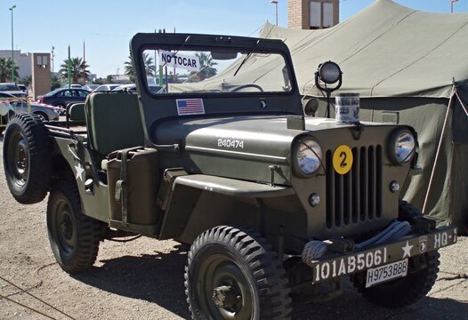 Historic Willys Jeep from the Armee