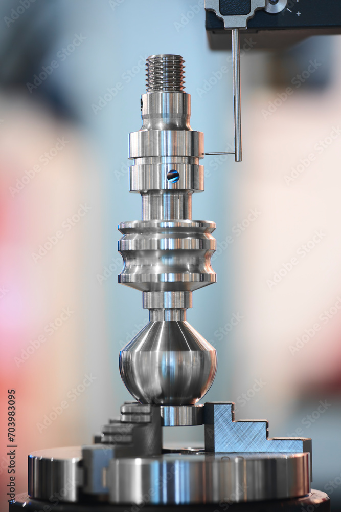 Poster quality control on milling cnc machine, coordinate measuring machine, quality control machine
