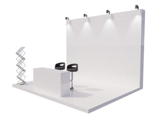 3D Rendering Booth Stand Event Exhibition