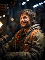 Fototapeta premium person in the street