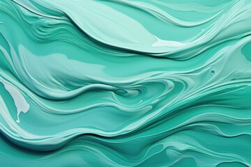  a close up view of a blue and green fluid 