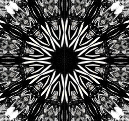 mandala with 12 segments