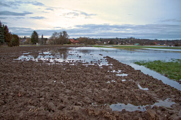 Hochwasser in Sachsen-Anhalt, Weissenfels, Uichteritz, Deutschland