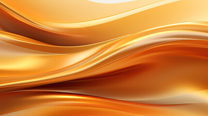 An abstract golden amber background with a metallic sheen Ai Generative - obrazy, fototapety, plakaty