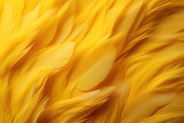  a bunch of yellow feathers that are very close to each other on a white background with a black border around the edges of the feathers and the edges of the feathers.