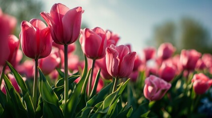 Obraz premium tulips in spring
