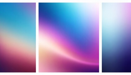 colorful liquid and blurred gradient mesh background template copy space set abstract fluid color gradation backdrop design wavy gradient graphic element for poster banner presentation or catalog