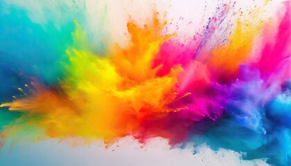 vibrant airbrush drawing paint splash - obrazy, fototapety, plakaty