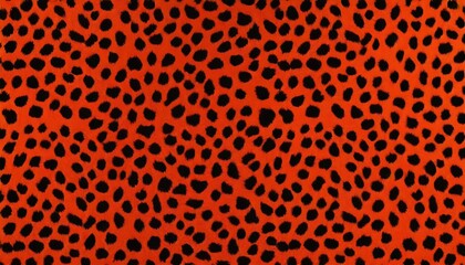beautiful red animal print leopard background wallpaper - Powered by Adobe