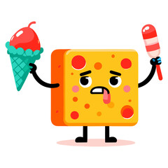 Funny Vector Flat Character illustration, Funny flat Character