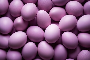  a pile of purple eggs sitting next to each other on top of a pile of other purple eggs on top of a pile of other purple eggs on top of each other. - obrazy, fototapety, plakaty
