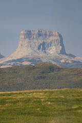 Chief Mountain in Glacier National Park and the Blackfeet Indian Reservation, Montana