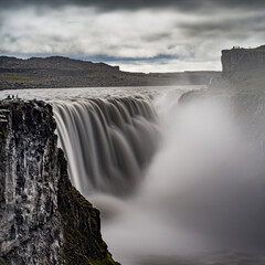 Dettifoss, gigantic waterfall in Iceland