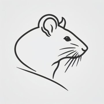 recommend clip art: illustration of a rat