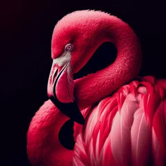 Gardinen close up of a flamingo © Muhammad Ali