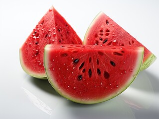 a watermelon on white background