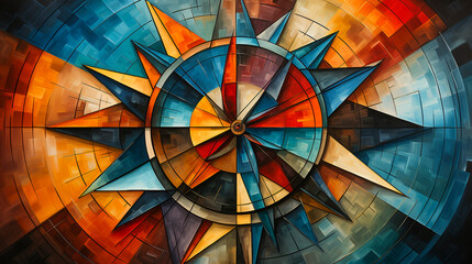Abstract Kaleidoscope.Dynamic Geometry