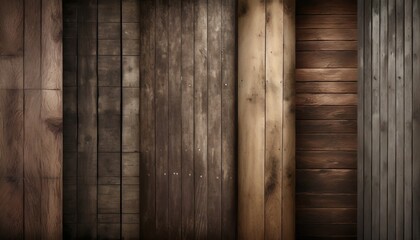 old wooden planks different textures template bundle pack realistic ai generated