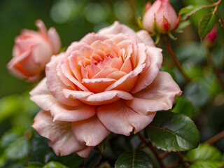 a close-up of a beautiful rose