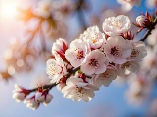 blossom in spring, sakura flowers 