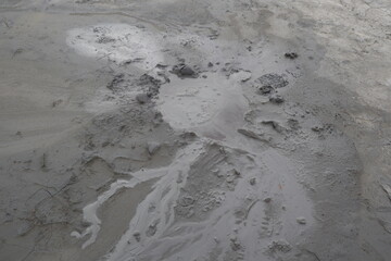 Muddy volcanoes in Buzau, Romania