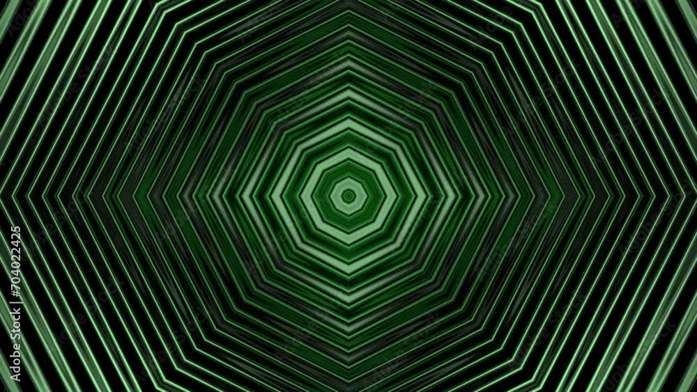 Poster abstract green motion background. dynamic geometric animated loopable background video with ripple t