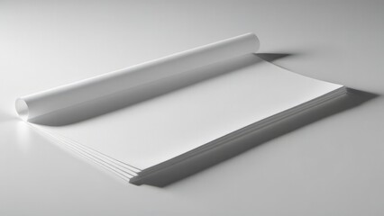 blank white paper ai generated